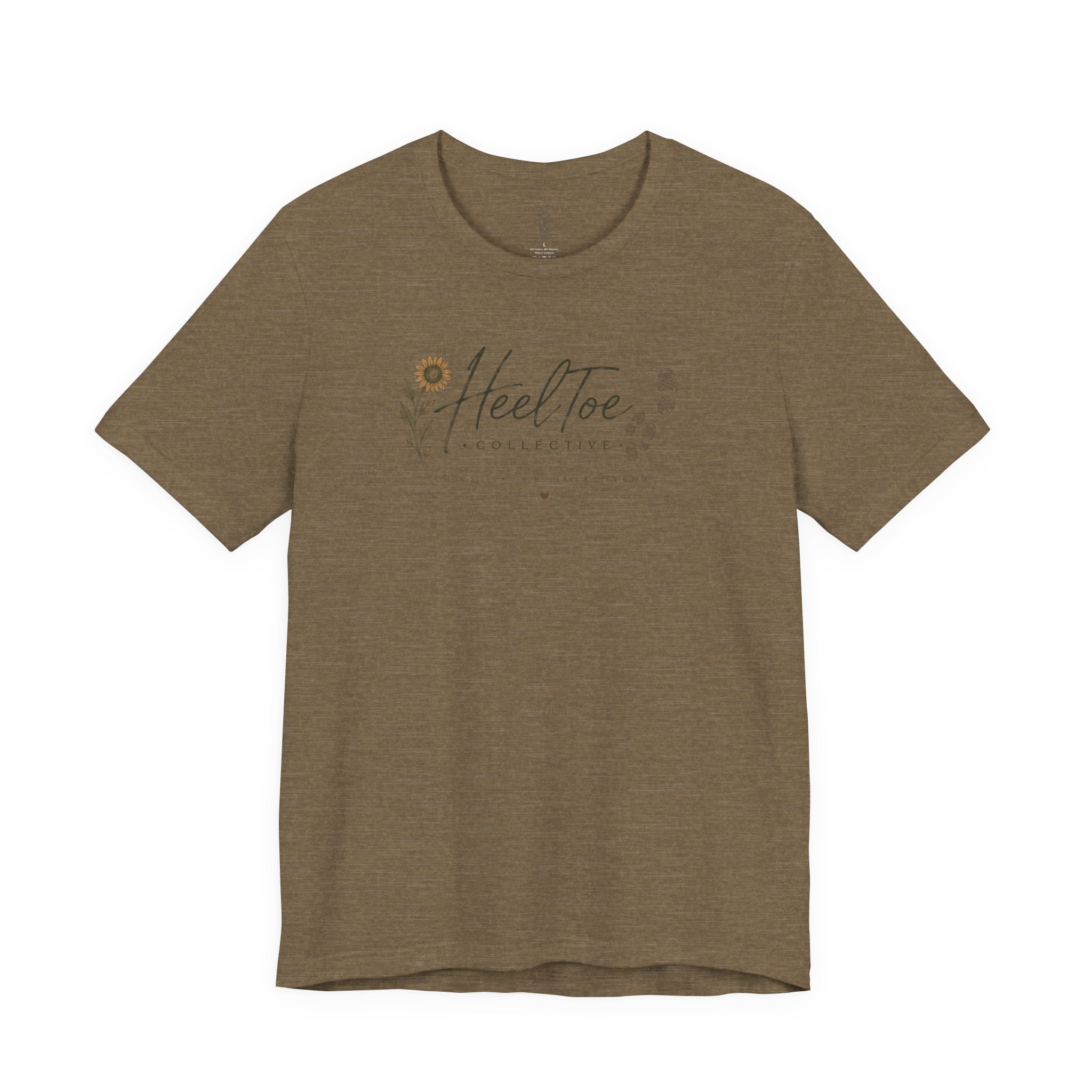 Slow Steps. Strong Heart. Open Road. T-shirt (Session 1: Trailhead)
